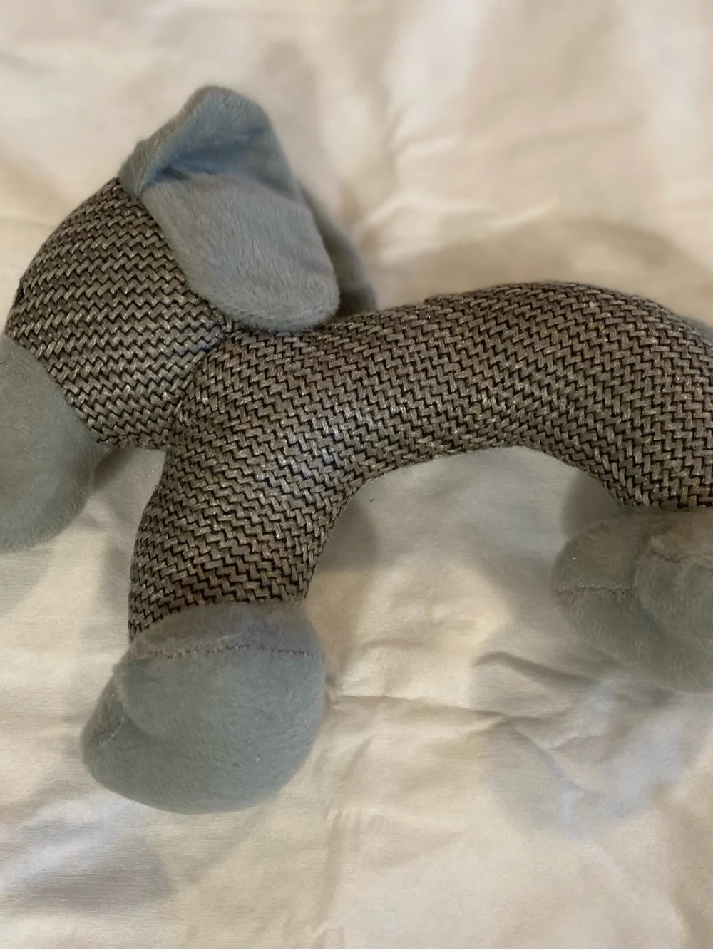 New Plush Gray Elephant Dog Toy